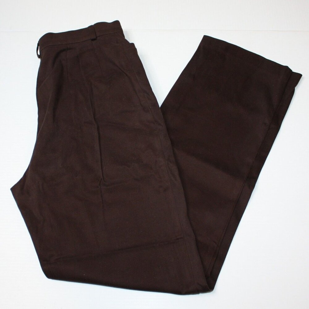 Sarah Johnson Women's Cotton Blend Brown Pants in size 6